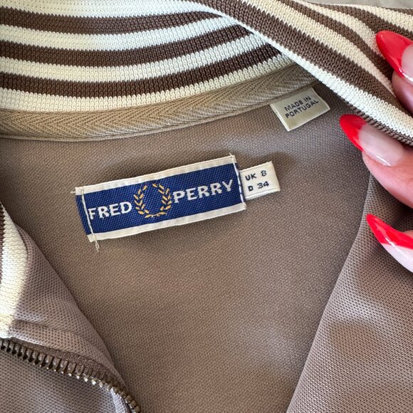 Fred Perry Brown Zip-Up Jacket - Picture 5 of 5